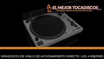 Giradiscos De Vinilo De Accionamiento Directo:…